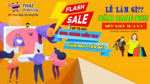 Tưng bừng sale chào đón đại lễ. Quý khách không chỉ mua hàng Thái Lan với giá cực ưu đãi mà Thái Ordering còn tặng thêm một chương trình khuyến mãi đặc biệt để đón đầu sự kiện lớn này :