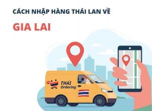 Hướng dẫn nhập hàng thái về Gia Lai